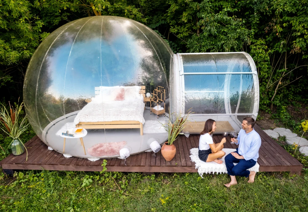 bubble clear tent